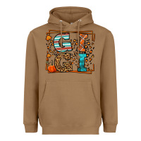 Toasted Coconut Fall Autumn Leopard Gigi Heavyweight Hoodie - LillyAllenDesigns