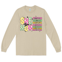 Mushroom she is mom Long Sleeve Tee - JahusDesignShop