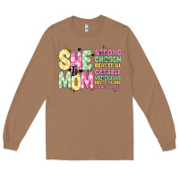 Toasted Coconut she is mom Long Sleeve Tee - JahusDesignShop