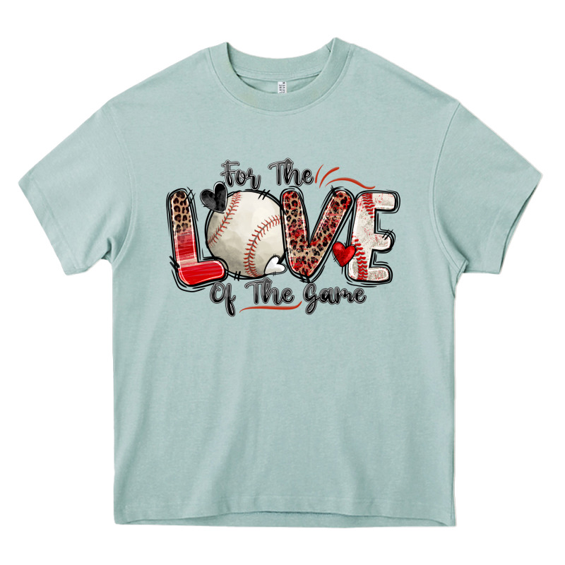 For The Love Of The Game Baseball Heavy Core Tee by Zillion Design Studio | Teevron