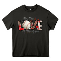 Asphalt for the love of the game baseball Heavy Core Tee - Zillion Design Studio