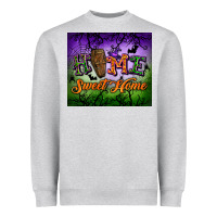 Heather Grey home sweet home tumbler Heavyweight Sweatshirt - BundleAndBundleShop