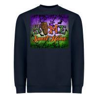 Navy home sweet home tumbler Heavyweight Sweatshirt - BundleAndBundleShop