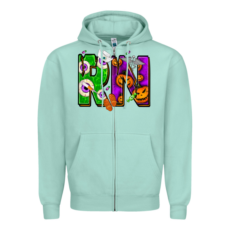 Halloween Rn Zipper Hoodie by NancyCooperArtShop | Teevron