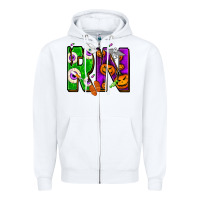 White halloween rn Zipper Hoodie - NancyCooperArtShop