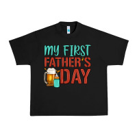 Black my first father's day Urban Heavy Tee - Artiststas