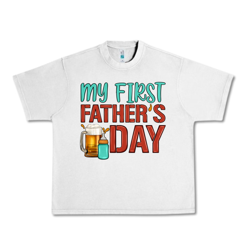 My First Father's Day Urban Heavy Tee by Artiststas | Teevron