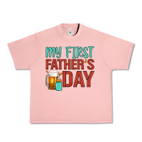 Salmon my first father's day Urban Heavy Tee - Artiststas