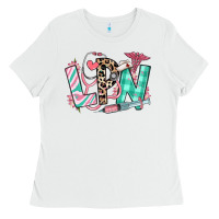 White floral lpn licensed practical nurse Ladies Tee - RanaPortraitStore