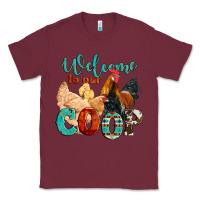Burgundy welcome to our coop Classic Tee - Artiststas
