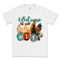 White welcome to our coop Classic Tee - Artiststas