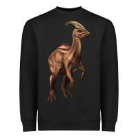 Black parasaurolophus Heavyweight Sweatshirt - Artiststas