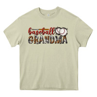 Mossy baseball grandma with leopard Heavy Core Tee - texasbilliewilder