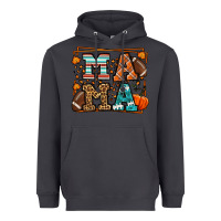 Smoke Fall American Football Autumn Mama Heavyweight Hoodie - LillyAllenDesigns