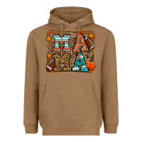 Toasted Coconut Fall American Football Autumn Mama Heavyweight Hoodie - LillyAllenDesigns