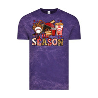 Cloud Purple tis the season baseball Vintage Tee - Jasminsmagicworld