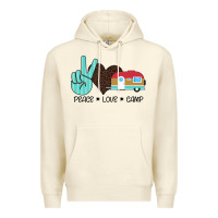 Sandshell Peace Love Camp Premium Hoodie - Bettercallsaul