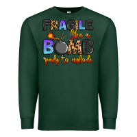 Sports Green fragile like a bomb ready to explode Premium Sweatshirt - Artiststas