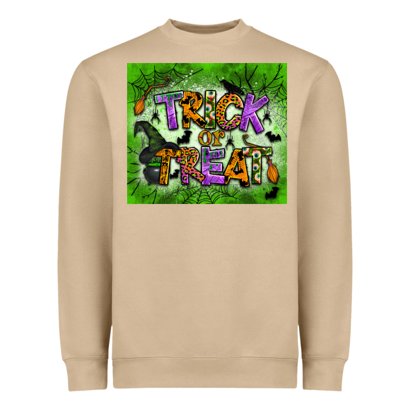 Trick Or Treat Tumbler Heavyweight Sweatshirt by BundleAndBundleShop | Teevron