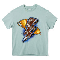 Arona football lightning bolt Heavy Core Tee - Zillion Design Studio