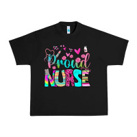 Black proud nurse Urban Heavy Tee - BundleAndBundleShop