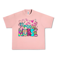 Salmon proud nurse Urban Heavy Tee - BundleAndBundleShop
