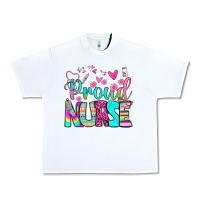 White proud nurse Urban Heavy Tee - BundleAndBundleShop