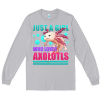 Moon Dust just a girl who loves axolotls Long Sleeve Tee - Jasminsmagicworld