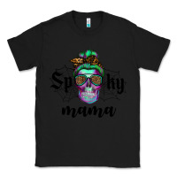 Black spooky mama skull Classic Tee - RanaPortraitStore