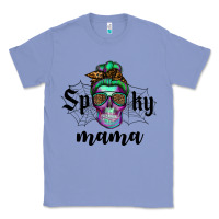 Colony Blue spooky mama skull Classic Tee - RanaPortraitStore
