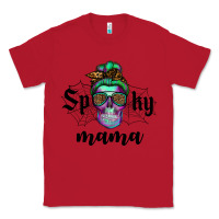 Red spooky mama skull Classic Tee - RanaPortraitStore