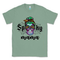 Sage spooky mama skull Classic Tee - RanaPortraitStore