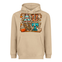 Mushroom Fall Autumn Leopard Aunt Heavyweight Hoodie - LillyAllenDesigns