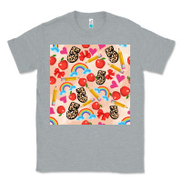 Heather Grey back to school seamless pattern 5 (3600x3600) Classic Tee - AdoDesignShop