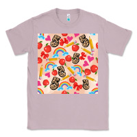 Lilac back to school seamless pattern 5 (3600x3600) Classic Tee - AdoDesignShop