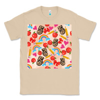 Mushroom back to school seamless pattern 5 (3600x3600) Classic Tee - AdoDesignShop
