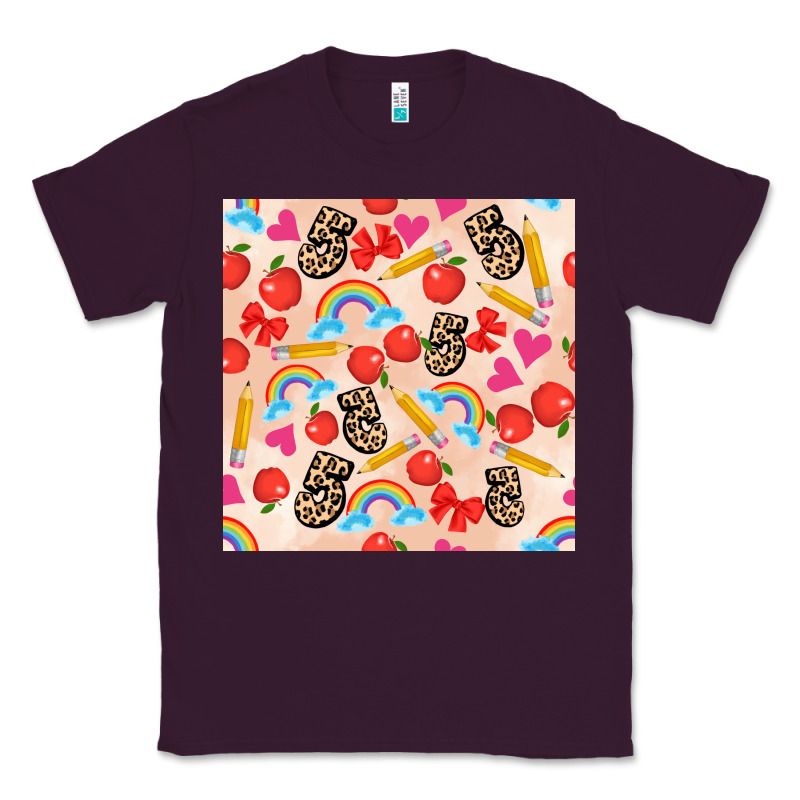 Back To School Seamless Pattern 5 (3600x3600) Classic Tee by AdoDesignShop | Teevron
