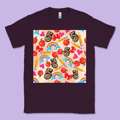 Back To School Seamless Pattern 5 (3600x3600) Classic Tee Designed By Adodesignshop