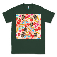 Sports Green back to school seamless pattern 5 (3600x3600) Classic Tee - AdoDesignShop