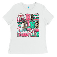 White i like big veins and i cannot lie Ladies Tee - RanaPortraitStore