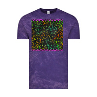 Cloud Purple halloween witch symbols seamless pattern Vintage Tee - BundleAndBundleShop