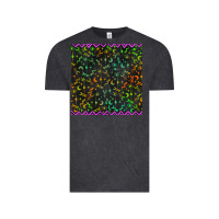 Vintage Black halloween witch symbols seamless pattern Vintage Tee - BundleAndBundleShop