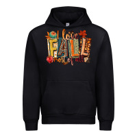 Black i love fall most of all Urban Hoodie - CowGirlArtShop