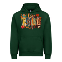 Forest Green i love fall most of all Urban Hoodie - CowGirlArtShop
