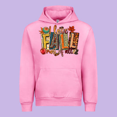 I Love Fall Most Of All Urban Hoodie Designed By Cowgirlartshop