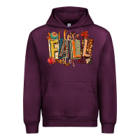 Mauve Wine i love fall most of all Urban Hoodie - CowGirlArtShop
