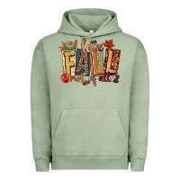 Pigment Oil Green i love fall most of all Urban Hoodie - CowGirlArtShop