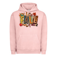 Pigment Salmon i love fall most of all Urban Hoodie - CowGirlArtShop