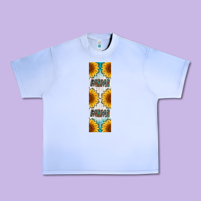Mimi Sunflower Leopard  Pen Wrap Urban Heavy Tee Designed By Artiststas
