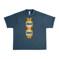 Midnight Navy mimi sunflower leopard  pen wrap Urban Heavy Tee - Artiststas